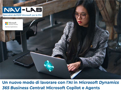 Flyer Copilot e Agent in Microsoft Business Central | Navlab