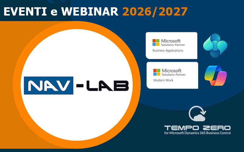 Calendario Eventi e Webinar sulla gestione aziendale moderna con Business Central | NAV-LAB